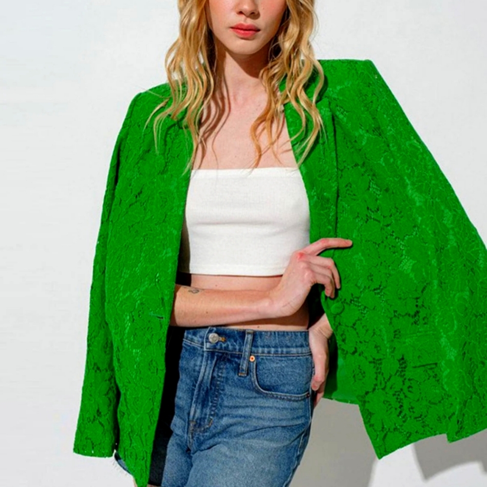 Green Lace Women's Jacket